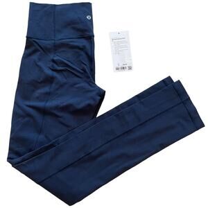 Navy Skinny Groove 2 Leggings 10
